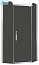 Душевое ограждение AZARIO EDMONTON 900х900х2000 стекло серое 8 мм. профиль серый (AZ-NNC3231-2 900)